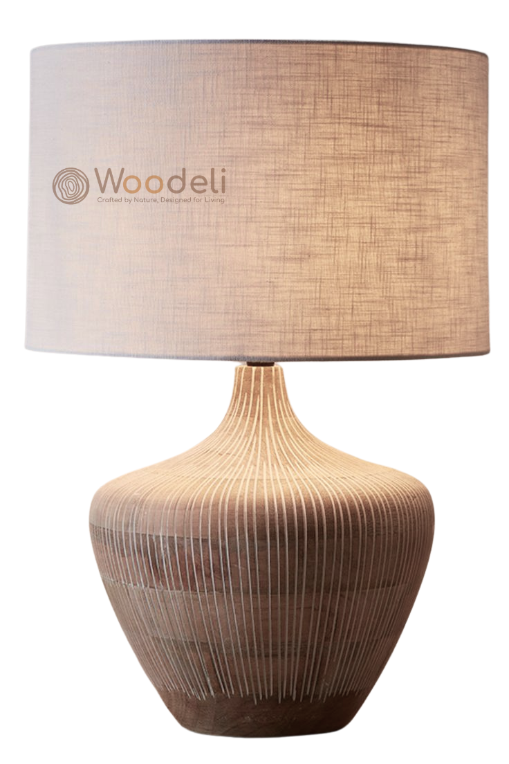 Wooden Table Lamp
